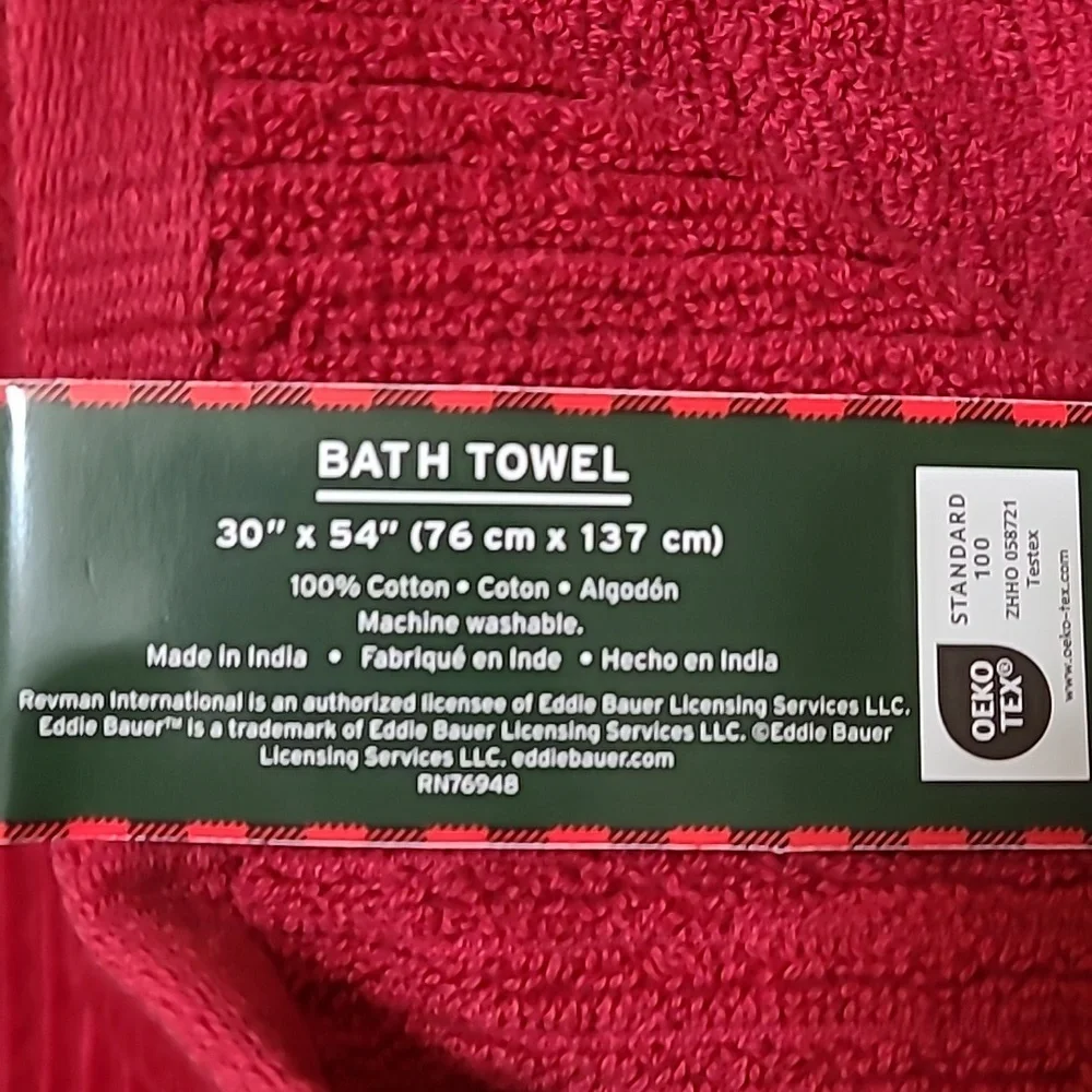 Eddie Bauer Ribbed Bath Towel